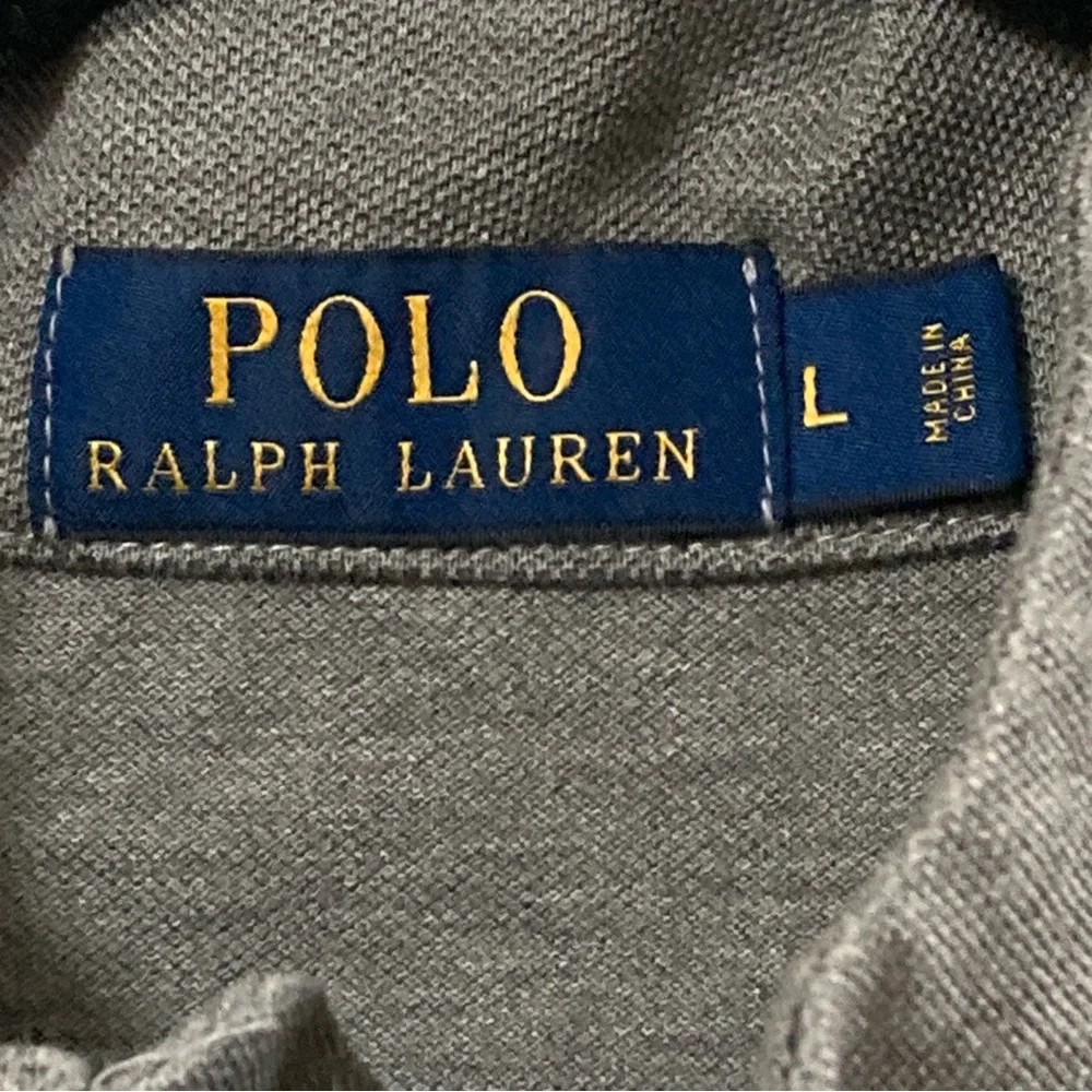 Polo by Ralph Lauren Men's Gray Quarter-Zip Shirt L Gray - Picture 5 of 15